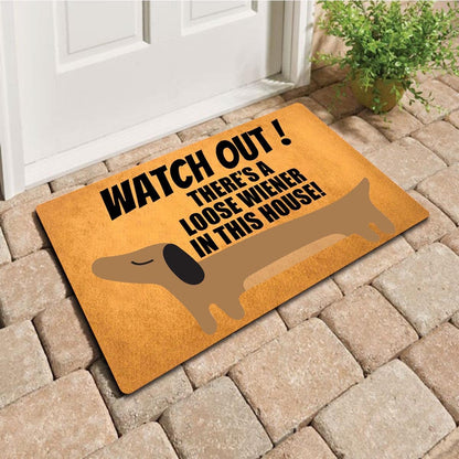 MELODADDY Funny Welcome Doormat Front Door Decor Rugs with Rubber Back 30"(L) x 18"(W) Personalized Matt Outside Entrance (Leave Your Worries At the Door Yoga Meditation Namaste)