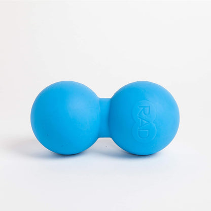 RAD Original Peanut Massage Ball – Medium Density Yoga Deep Tissue Roller Ball – Myofascial Release for Back, Neck, Feet, Psoas & Spine – Suboccipital & Thoracic Trigger Point Therapy