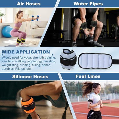 PATIKIL Adjustable Ankle Weights Wrist Leg Arm Weights Sandbags for Women Men Strength Training Weight Yoga Jogging Walking Aerobics