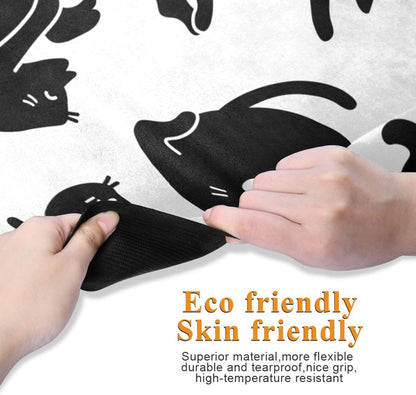 Cute Chubby Frog Yoga Mat, 71 x 26 Inch Non-slip Yoga Mats Folding Travel Exercise Mat Indoor Outdoor Gym Pilates with Storage Bag for Women Men