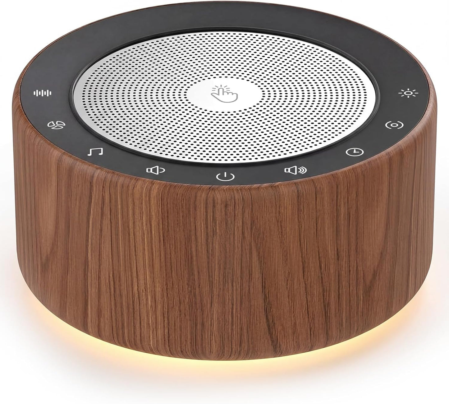 Kipcush Automatic Tibetan Meditation Bowl Sound Machine - 7 Himalayan Tones + 7 Color Night Light - Timer & Touch Control - No Manual Striking for Yoga, Chakra Healing, Stress Relief - Plug In