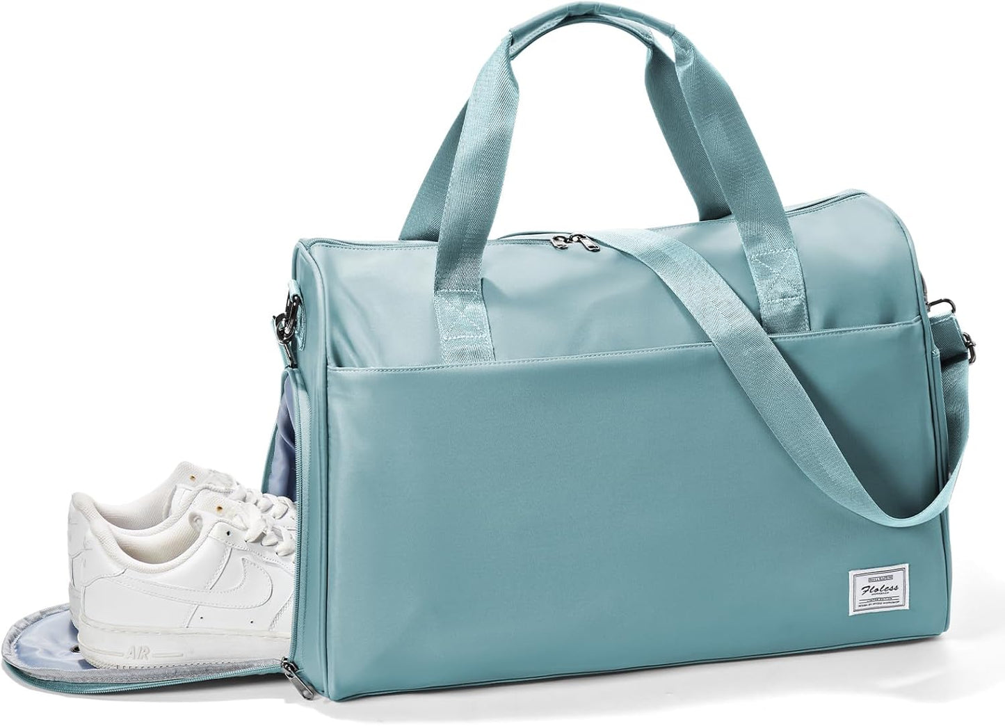 Gym Bag Womens Mens with Shoes Compartment and Wet Pocket Travel Duffel Bag for Women for Plane Sport Gym Tote Bags Swimming Yoga Waterproof Weekend Overnight Carry on Bag Hospital Holdalls - Colors B