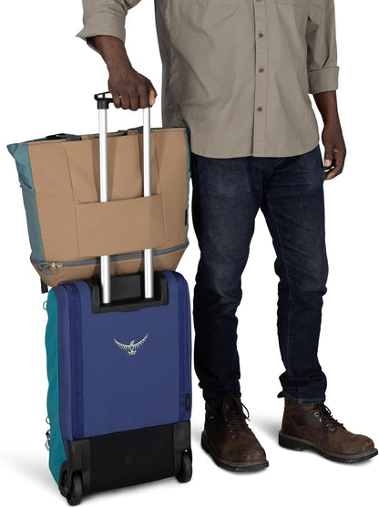 Osprey Daylite Large Tote Weekend Pack - Shoulder or Backpack Carry with Laptop Sleeve & Shoe Compartment, Torrent Blue