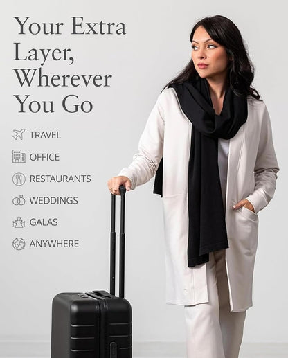 zestt Dreamsoft Travel Scarf, Wrap and Shawl for Women, Organic Cotton