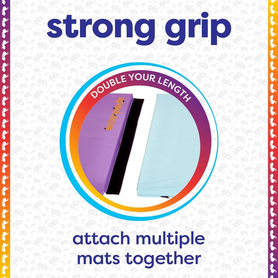 Antsy Pants Tumbling Mat for Kids – Gymnastics Mat, Easy to Clean, Sturdy, Foldable Tumbling Mats, Padded, Lightweight, Portable, Gymnastics Equipment for Active Play