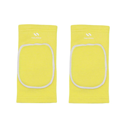 Men Women Protective Knee Pads, Anti-Slip Padded Sponge Knee Brace Knee Support for Football Volleyball Dance Skating Basketball Sports (Medium,Nude)