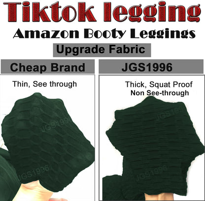 JGS1996 Butt Lifting Leggings for Women Tummy Control Workout Yoga Pants High Waisted Scrunch Booty Gym Tights