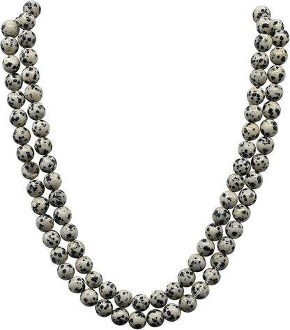 Amazing Gemstone 108 Beads Handmade Mala (Knotted, Rudraksha) - Colors B