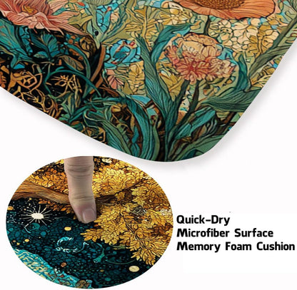 Tree of Life Area Rug – Bohemian Mandala Carpet for Living Room, Bedroom, Meditation Space, Yoga, Spiritual Home Décor – Large Soft Floor Mat for Indoor Decoration (TOL08)