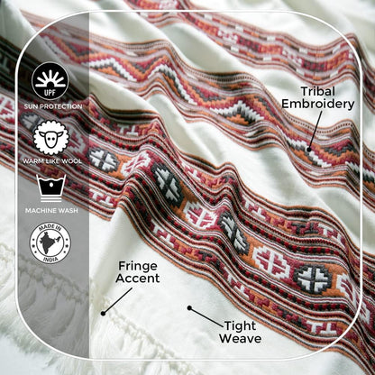 Meditation Shawl or Blanket, Exotic Shawl/Wrap, Oversize Scarf or Stole. Unisex