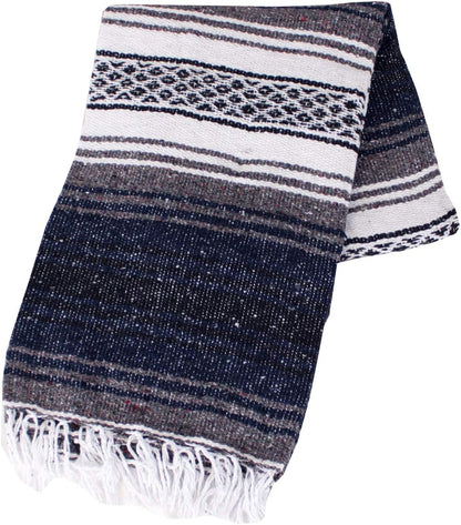Canyon Creek Authentic Mexican Yoga Falsa Blanket (Light Purple)