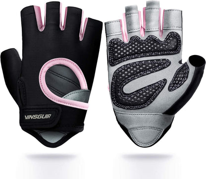 VINSGUIR Workout Gloves for Men and Women, Weight Lifting Gloves with Excellent Grip, Lightweight Gym Gloves for Weightlifting, Cycling, Exercise, Crosstraining, Pull ups, Fitness, Climbing and Rowing