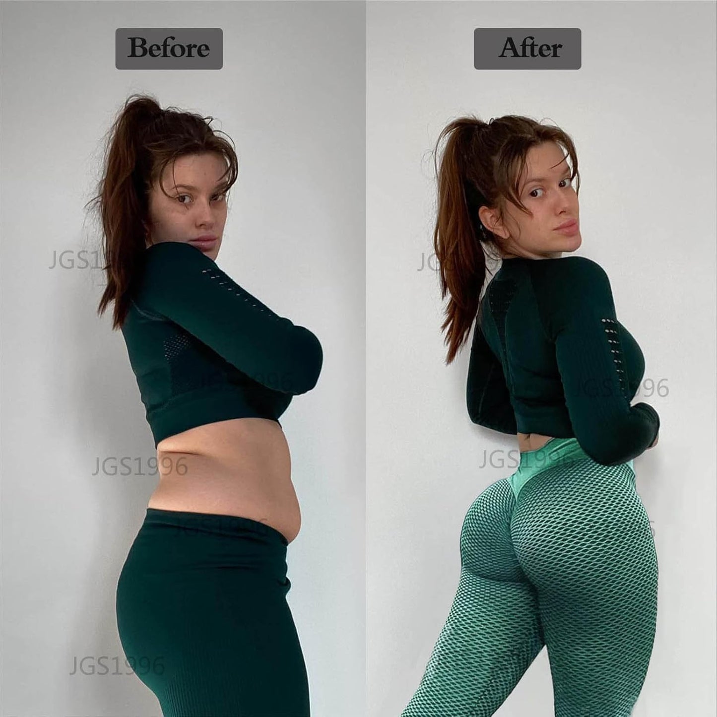 JGS1996 Butt Lifting Leggings for Women Tummy Control Workout Yoga Pants High Waisted Scrunch Booty Gym Tights