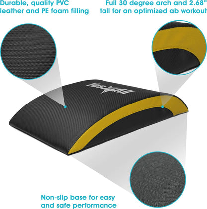 Yes4All Abdominal Exercise Pads, Foldable Ab Workout Equipment for Home Gym Core Training & Back Stretching, Sit Up Mat for Floor Exercises