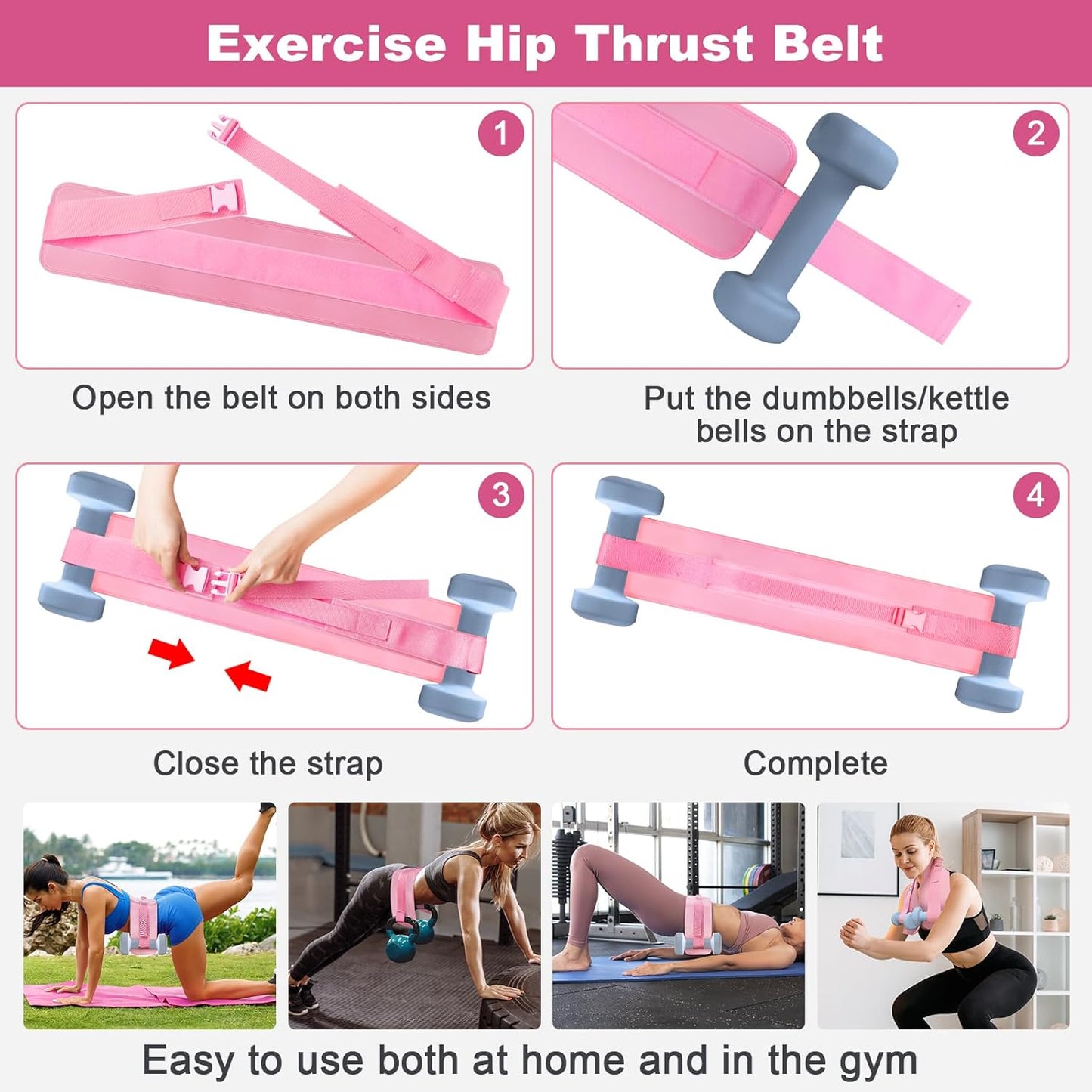 Pilates Kit, Home Pilates Essentials Kit for Women, Pilates Equipment Ring and Ball Set with 5 Resistance Bands, Hip Thrust Belt & Grip Socks Accessories, Toning Home Workouts Starter Set