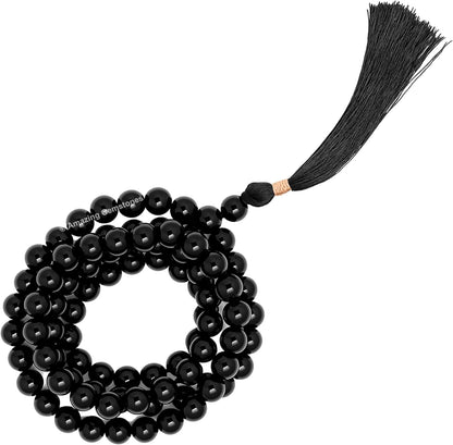 Amazing Gemstone 108 Beads Handmade Mala (Knotted, Rudraksha) - Colors A