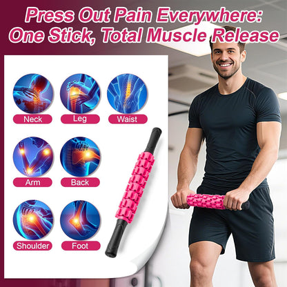 ZanLLW Massage Roller, Muscle Roller Stick, Therapy Roller Stick for Legs, Calf, Thigh, Lipo Roller for Relief Muscles, Deep Tissue Massage Rolling Pin for Trigger Points, Help Sore Muscle Recovery