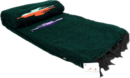 Open Road Goods Mexican Thunderbird Yoga Blanket, Handwoven Throw for Yoga, Meditation, and Home Décor – Versatile Blanket for Beach, Picnic, Camping, or Outdoor Use