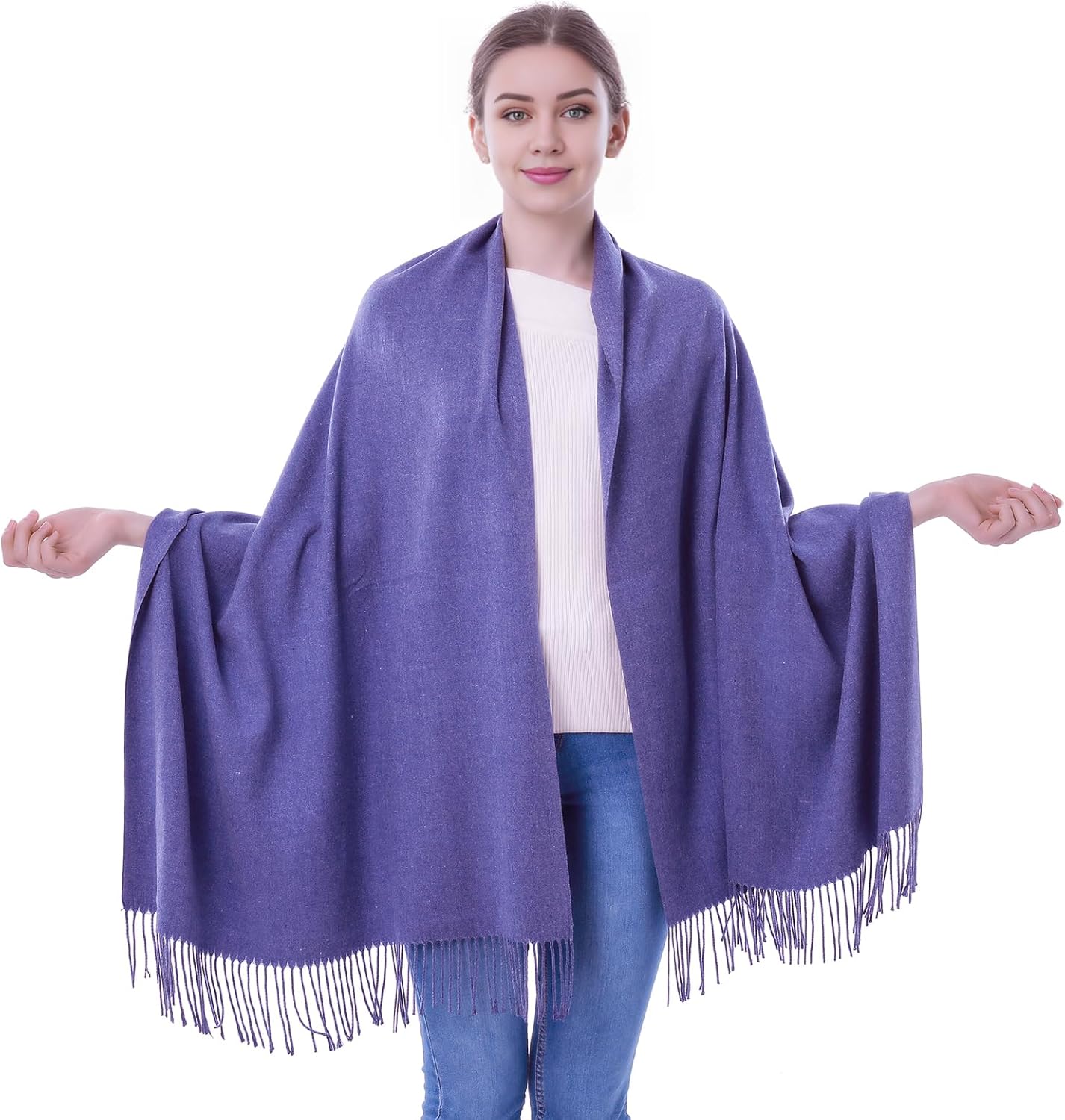 Pashmina Scarf and Shawl - Soft Women Pashminas Wrap for Wedding Evening Party dresses
