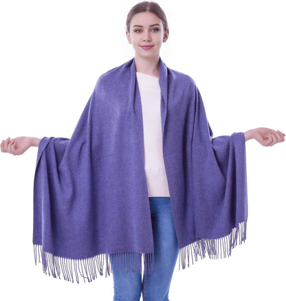 Pashmina Scarf and Shawl - Soft Women Pashminas Wrap for Wedding Evening Party dresses