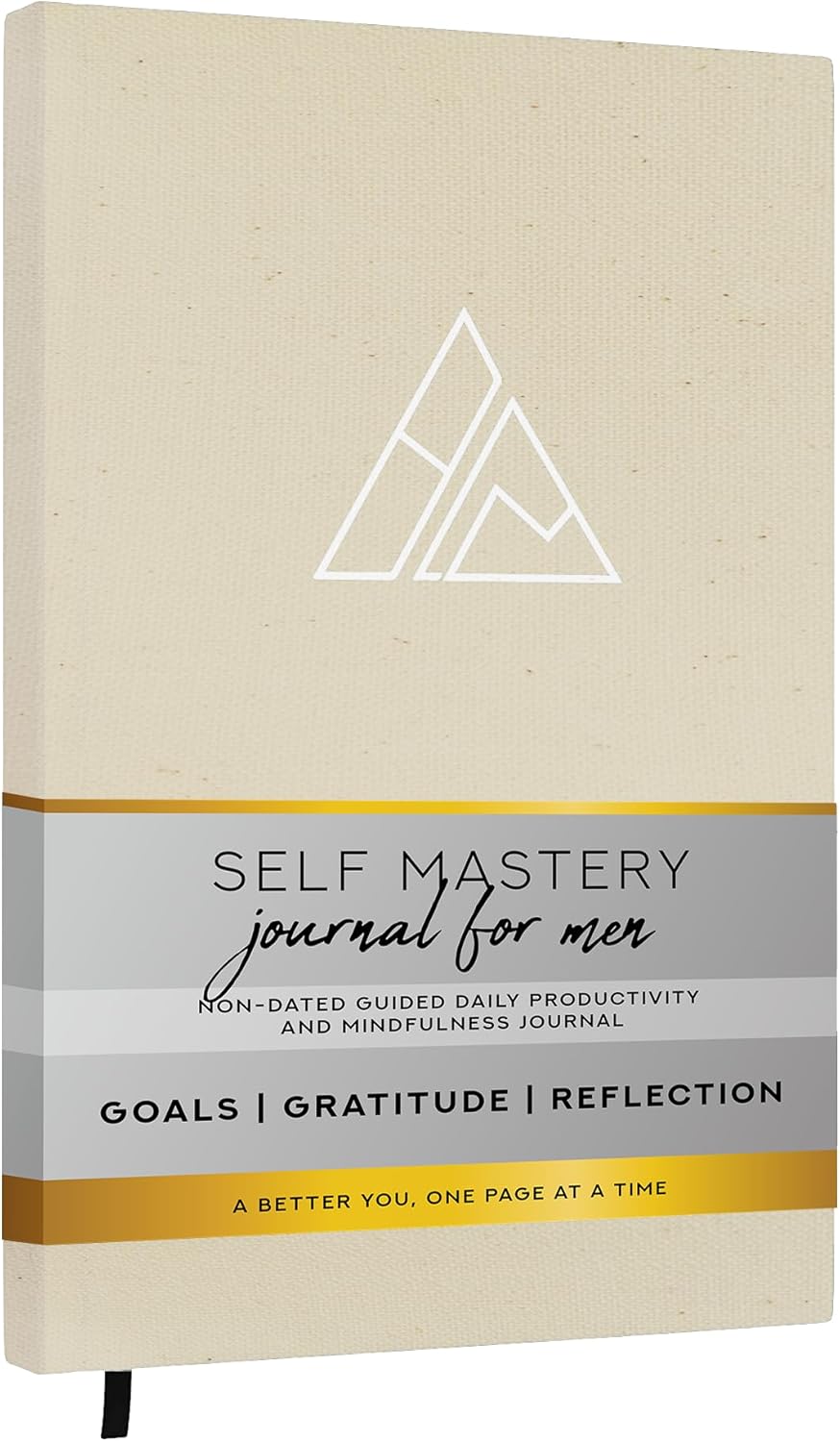 Self-Mastery Journal for Men with Prompts - 13 Week Guided Gratitude Journal - 5 Minute Journal - Reflection Manifestation Journals for Mindfulness - Self Care Journal - Goal Journal for Women & Men