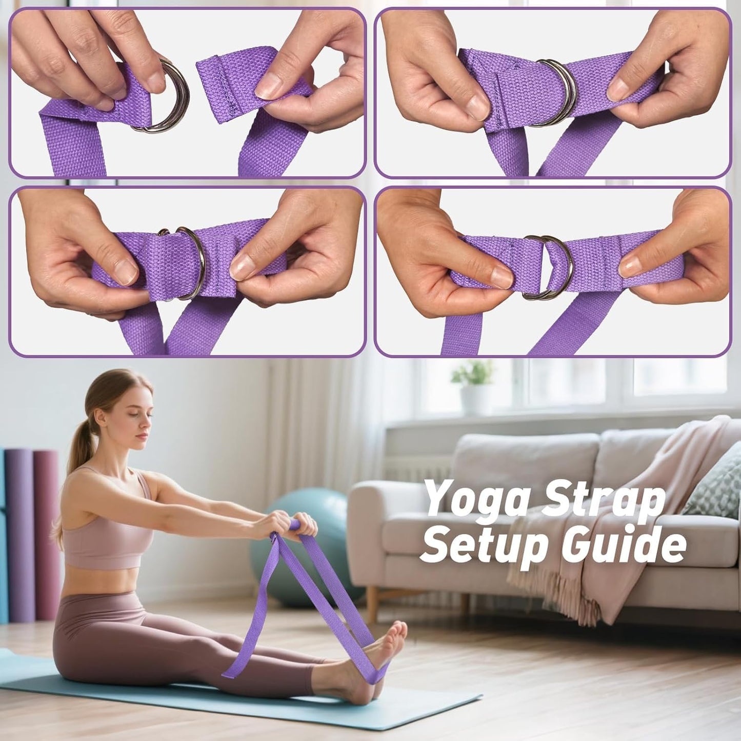 Pilates Kit, Home Pilates Workout Kit for Women, Pilates Equipment with 14" Pilates Ring and Ball, Resistance Bands, Sliders & Grip Socks Accessories for Starter Home Workouts