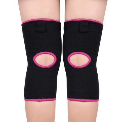 Bezioner Knee Pads Volleyball,Thick Sponge Anti-Slip,Dance Knee Pads for Women Yoga Basketball Football Youth Girls Black and Pink M