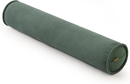 Corduroy Body Pillow, Round Bolster Cylinder Pillow for Adults, Soft Long Support Pillow for Bed & Sofa, Removable Washable Cover,59 x 7.87 Inches,Peacock Blue