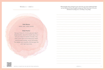 Mindful in Minutes: You Are Not Your Thoughts: An 8-Week Guided Meditation Journal