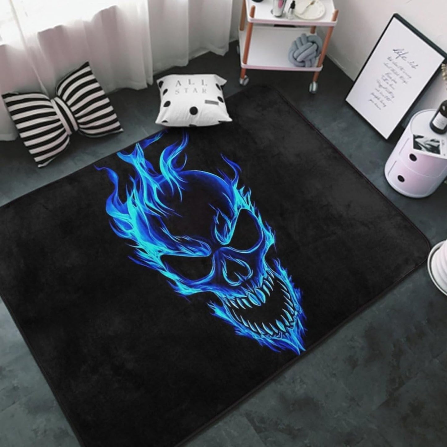 Comfortable Memory Foam Area Rugs with Anti-Skid Rubber Backing, Gold Freemason Freemasonry Masonic Yoga Mat Indoor Entryway Mat for Bedroom Livingroom Sitting Room Home Art