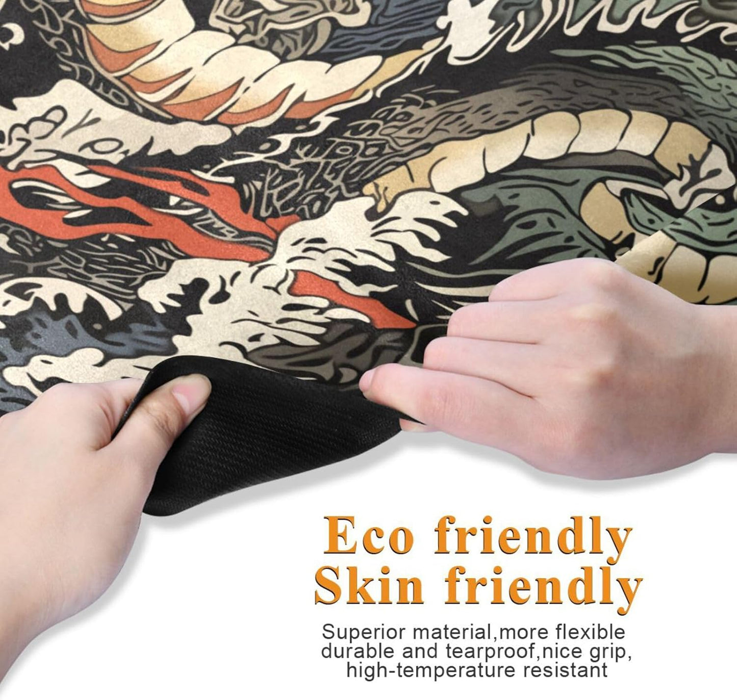 Qilmy Fantasy Mandala Pattern Yoga Mat, Non-Slip Texture Pro Yoga Mat Eco Friendly Exercise & Workout Mat for Yoga, Pilates and Floor Exercises