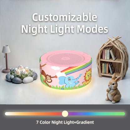 Kipcush Automatic Tibetan Meditation Bowl Sound Machine - 7 Himalayan Tones + 7 Color Night Light - Timer & Touch Control - No Manual Striking for Yoga, Chakra Healing, Stress Relief - Plug In