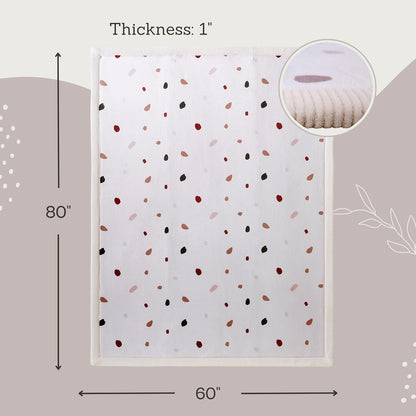 Hakuna Matte CloudSoft Mat for Floor 60" x 80" Beige – Coral Velvet Memory Foam Rug – Non-Slip, Water-Resistant