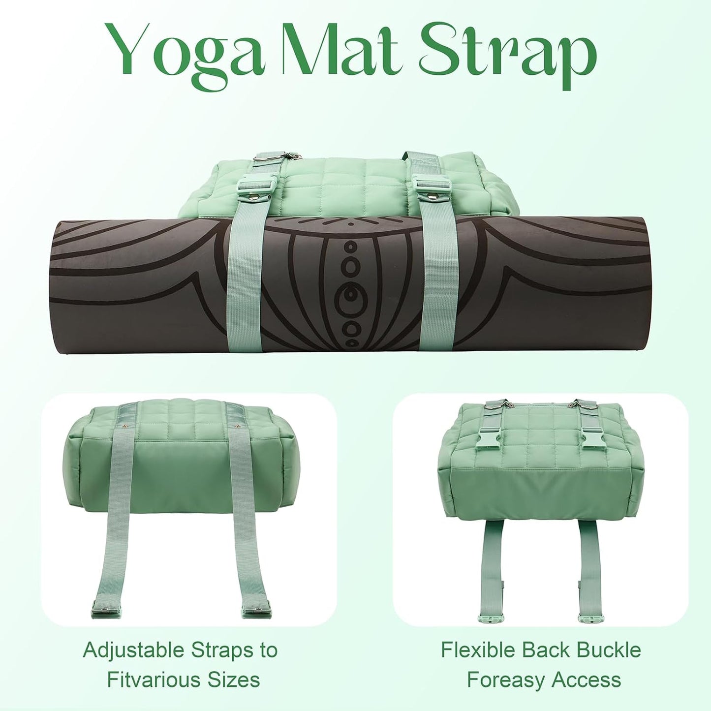 Small Gym Bag for Women, Puffy Sports Duffel Bag with Yoga Mat Holder, Gym Tote Bag with Wet Pocket & Coin Wallet, Carry on Bag for Workout Dance Pilates Ballet Swimming Travel