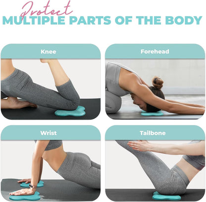Yes4All Yoga Knee Pads Pair, Thick Yoga Kneeling Pad for Pilates Exercise, Cushion Gear for Knees & Elbow with 13/16" Thickness