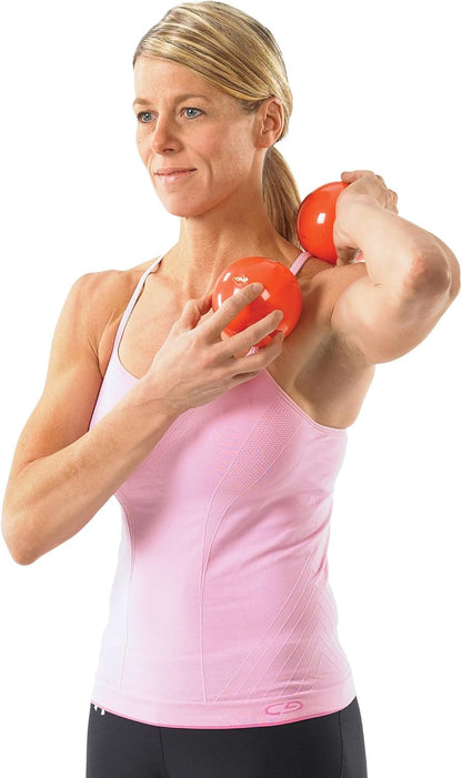 OPTP Franklin Method Smooth Ball Set - Adjustable Firmness Massage Roller Ball Set for Back and Neck Massage - Gentle Deep Muscle Relief for Sensitive Soft Tissue