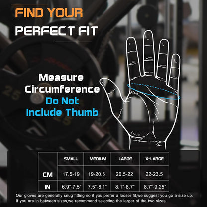 sunnex Workout Gloves for Women - Breathable Weight Lifting Gloves with Non-Slip Silicone Padding, Fingerless Gym Gloves for Cycling, Rowing, Pull Ups & Training (4 Sizes)
