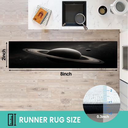 Runner Rug Washable 2x8 Leopard Print Seamless Leopard Skin Fashionable Cheetah Fur Non-Slip Hallway Area Rug Indoor Outdoor Home Decor for Entryway Bathroom Kitchen Carpet Yoga Floor Mat