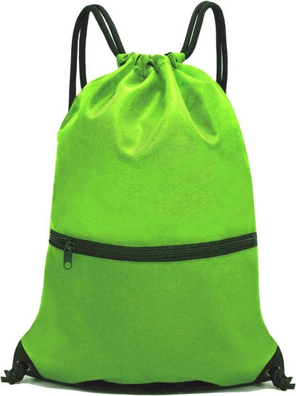 HOLYLUCK Drawstring Backpack Bag Sport Gym Sackpack - Colors A