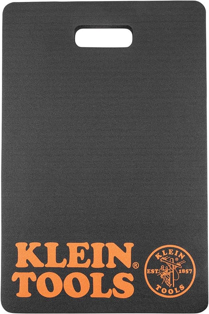 Klein Tools 60135 Kneeling Pads, Adult Men's Soft Thick Closed Cell Soft Foam Professional Tradesman Pro Pads with Handle