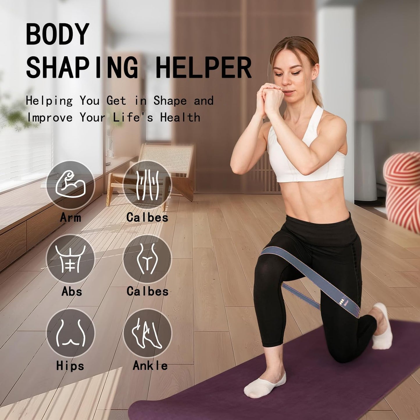 Yoga Knee Support Pad for Women Pilates Kneeling Cushion | Elbows Wrist Hands Head Foam Extra Thick Men Exercise Knees Pads Set of 6 Pieces