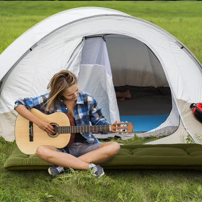 MAXYOYO Bohemian Retro Mattress Boho Floral Japanese Futon Mattress Tatami Floor Mat Foldable Portable Camping, Sleeping Pad, Lounger Couch Bed Full Size