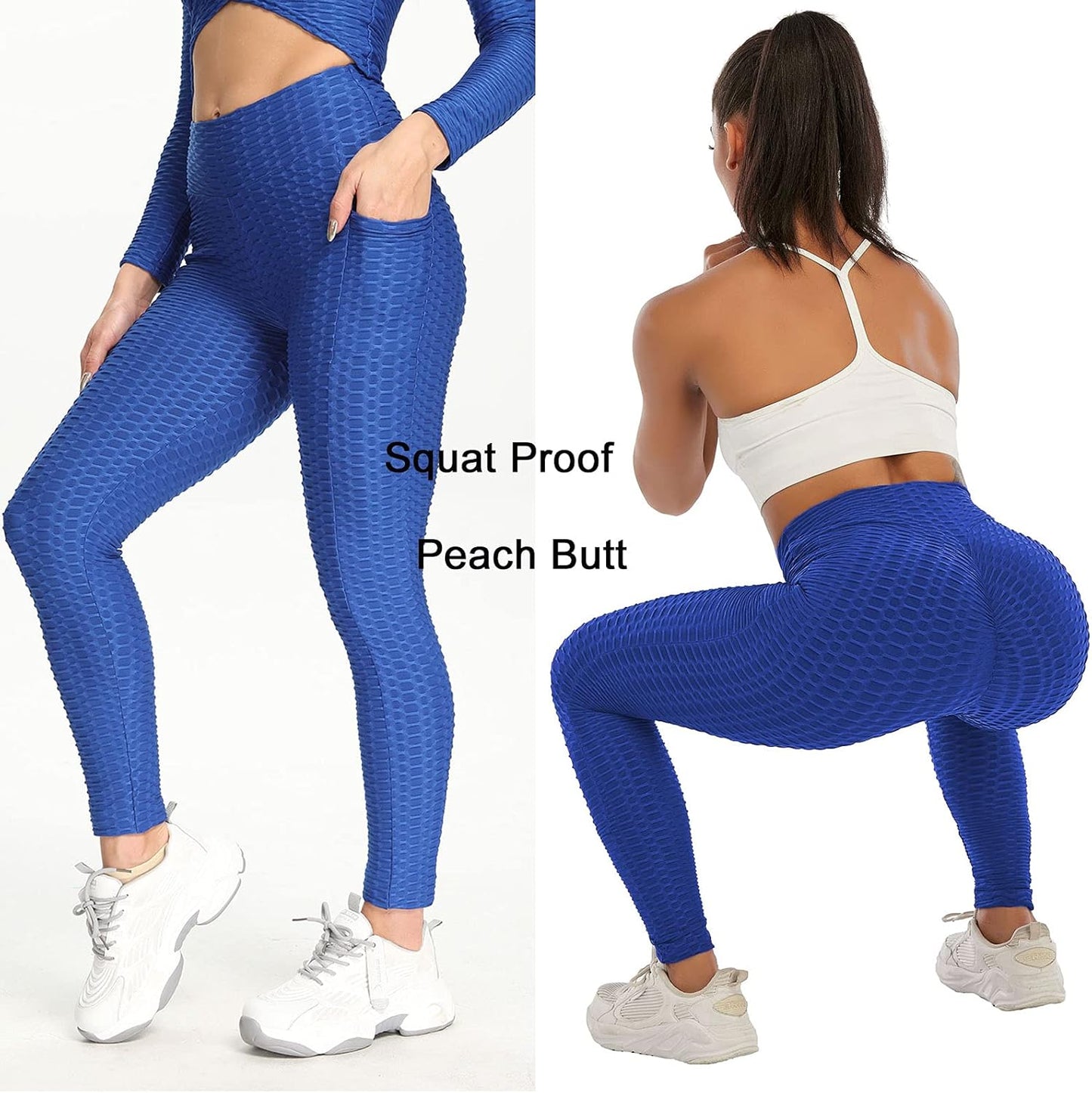 JGS1996 Butt Lifting Leggings for Women Tummy Control Workout Yoga Pants High Waisted Scrunch Booty Gym Tights