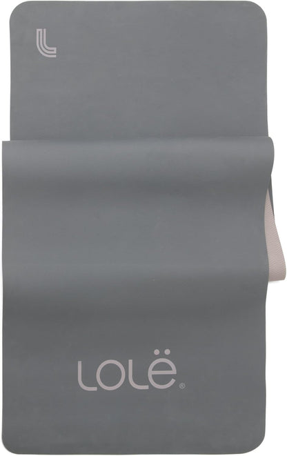 Lolë Womens IGLOW Yoga Mat | 5mm Thick | Non-Slip Workout Mat | Ideal for Yoga & Pilates | Enhanced Grip