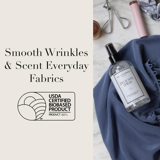 The Laundress Activewear Fabric Refresher Spray, 8 Oz, Marine Fragrance, Bright, Energetic, Odor Freshener for Performance Gear, Towels, Tote Bags, Sneakers & Yoga Mats, 48 Hours* Fragrance