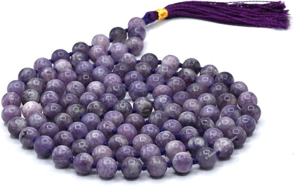 Amazing Gemstone 108 Beads Handmade Mala (Knotted, Rudraksha) - Colors B