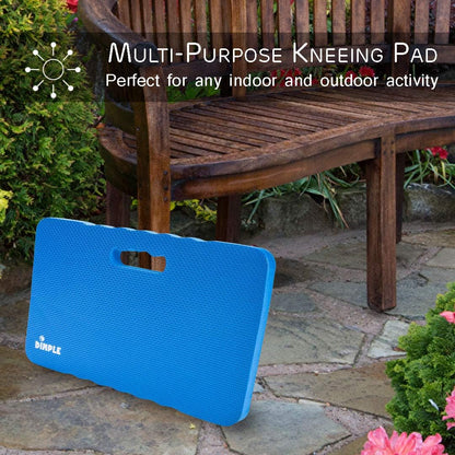 Dimple Thick Kneeling Pad | Garden Pad for Gardening | Kneeling Pad for Work | Garden & Bathtub Kneeler for Baby Bath | Kneeling Mat for Exercise & Yoga (XL) 17.8 x 11, Thickest 1-½"(2 Pack, Blue)