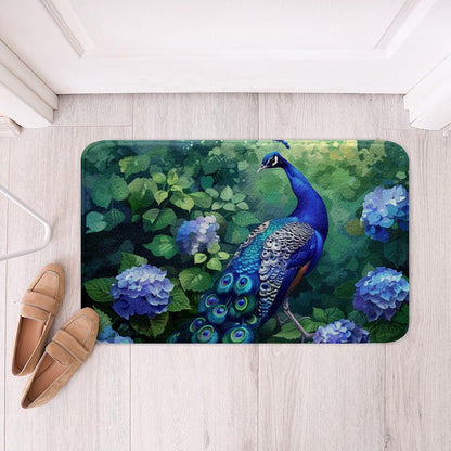 Erosebridal Yoga Bathroom Rugs Gradient Bath Mat,Meditation 20"X 32" Doormats Floor Mats for Kids Boys Girls Teens Lotus Art Non Slip Bath Rug