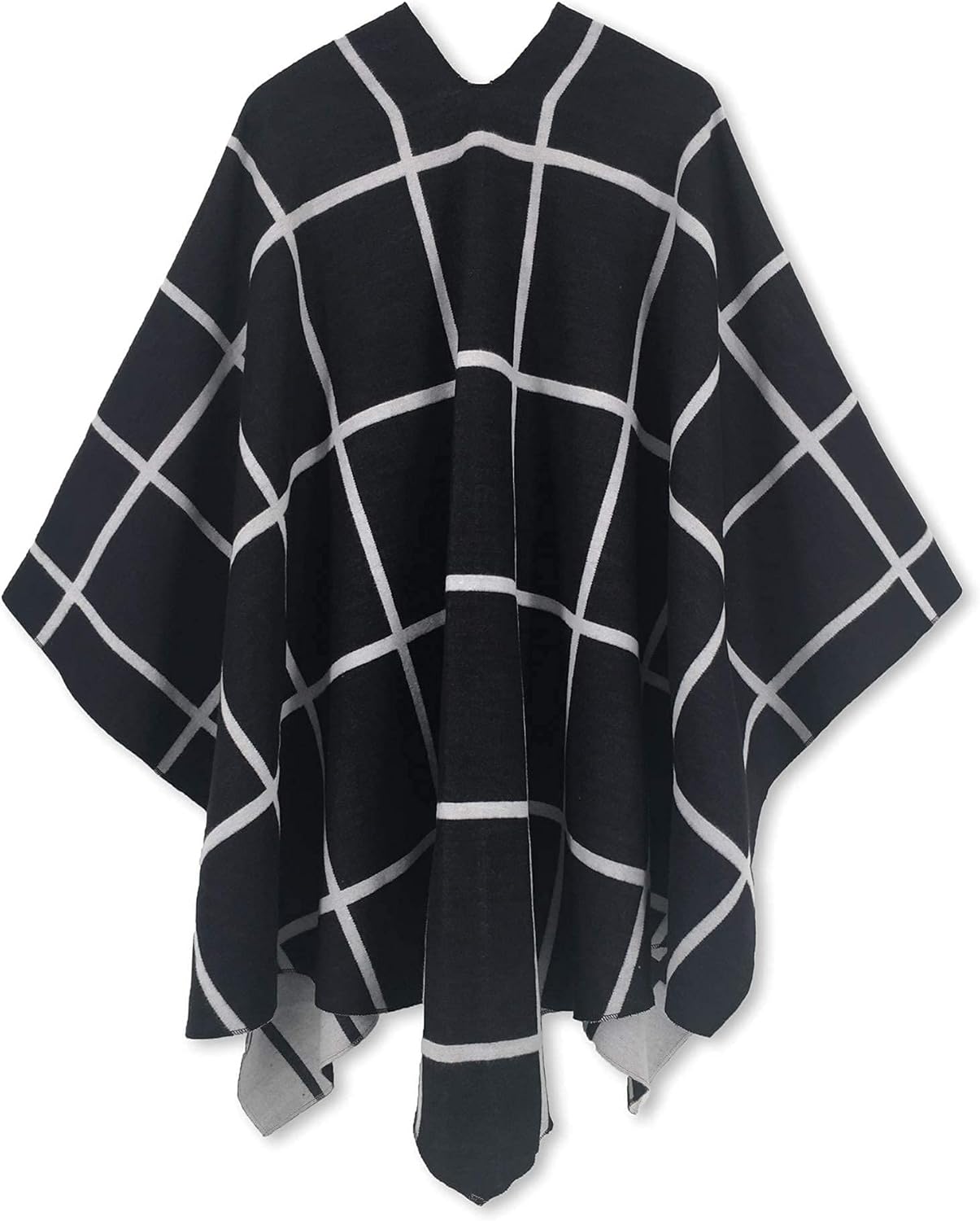 Moss Rose Women's Shawl Wrap Poncho Ruana Cape Open Front Cardigan Shawls for Spring Fall Winter