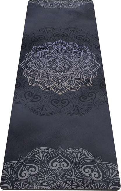 nuveti Yoga Mat Print Extra Thick TPE Non Slip Fitness Exercise Mat with Carrying Bag,72"x24" Extra Thick 6MM Exercise & Workout Mat for Yoga, Pilates Fitness and Floor Exercises - Colors A